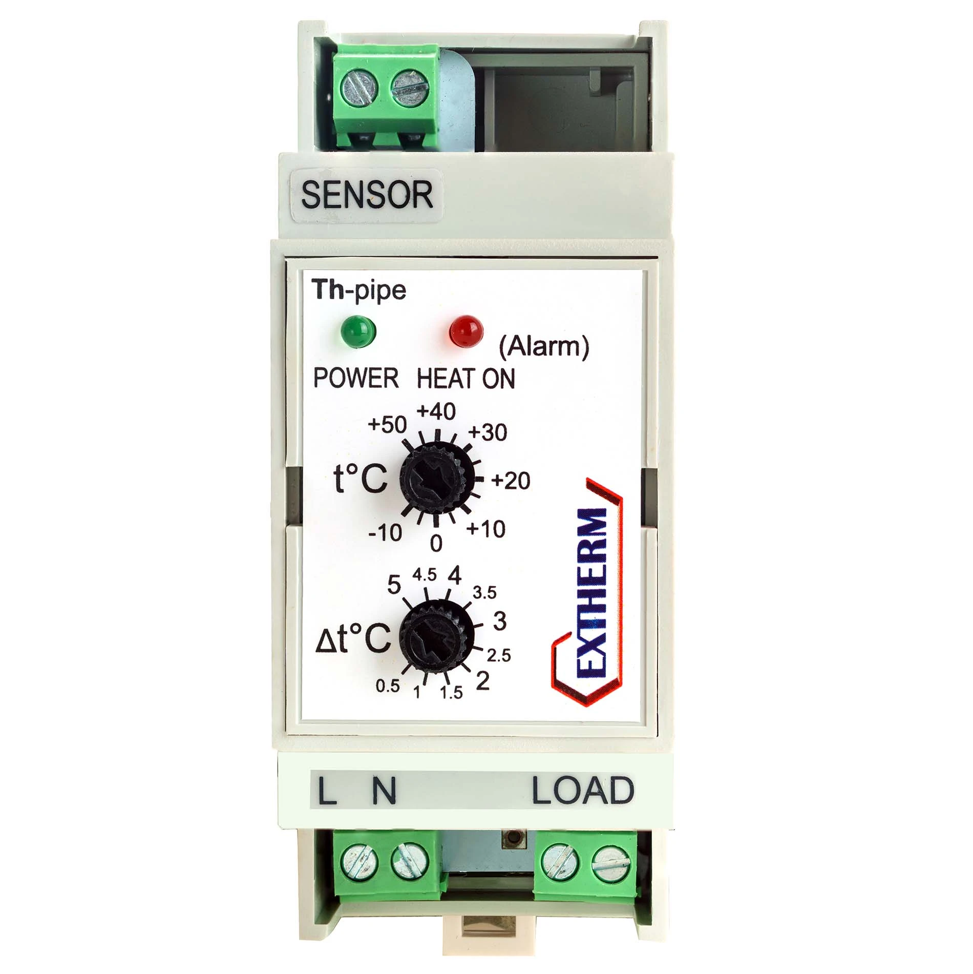 Термостат Th-pipe с датчиком для управления системой электрообогрева на трубопроводах/резервуарах с настраиваемым гистерезисом EXTHERM Extherm Th-pipe