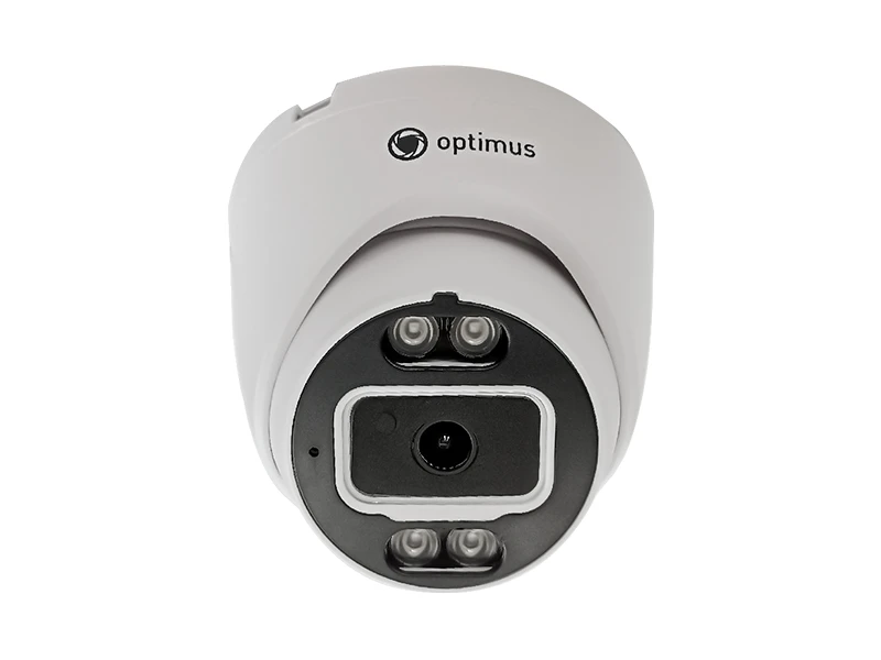 Видеокамера IP 2Мп купольная с PoE ИК-20м (2.8мм) встроенный микрофон Optimus CCTV В0000018051