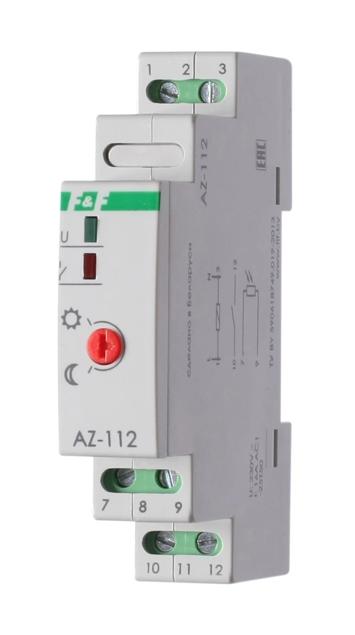 Фотореле AZ-112 с датчиком Евроавтоматика F&F EA01.001.013