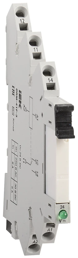 Интерфейсное реле ORM 3. 1NO+1NC. 12/24В DC ONI ORM-41F-3