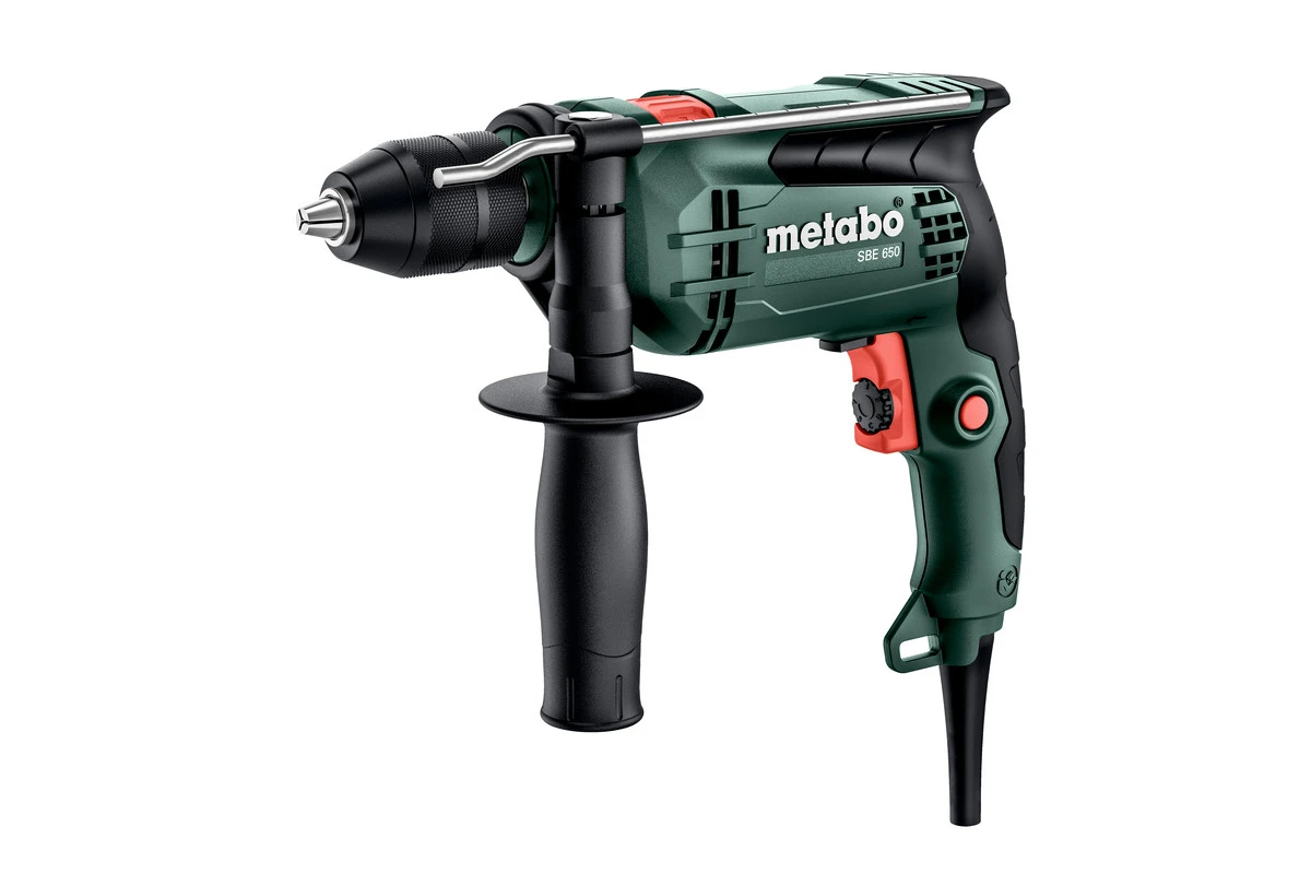 Дрель ударная SBE 650  650Вт, БЗП, картон Metabo 600742850