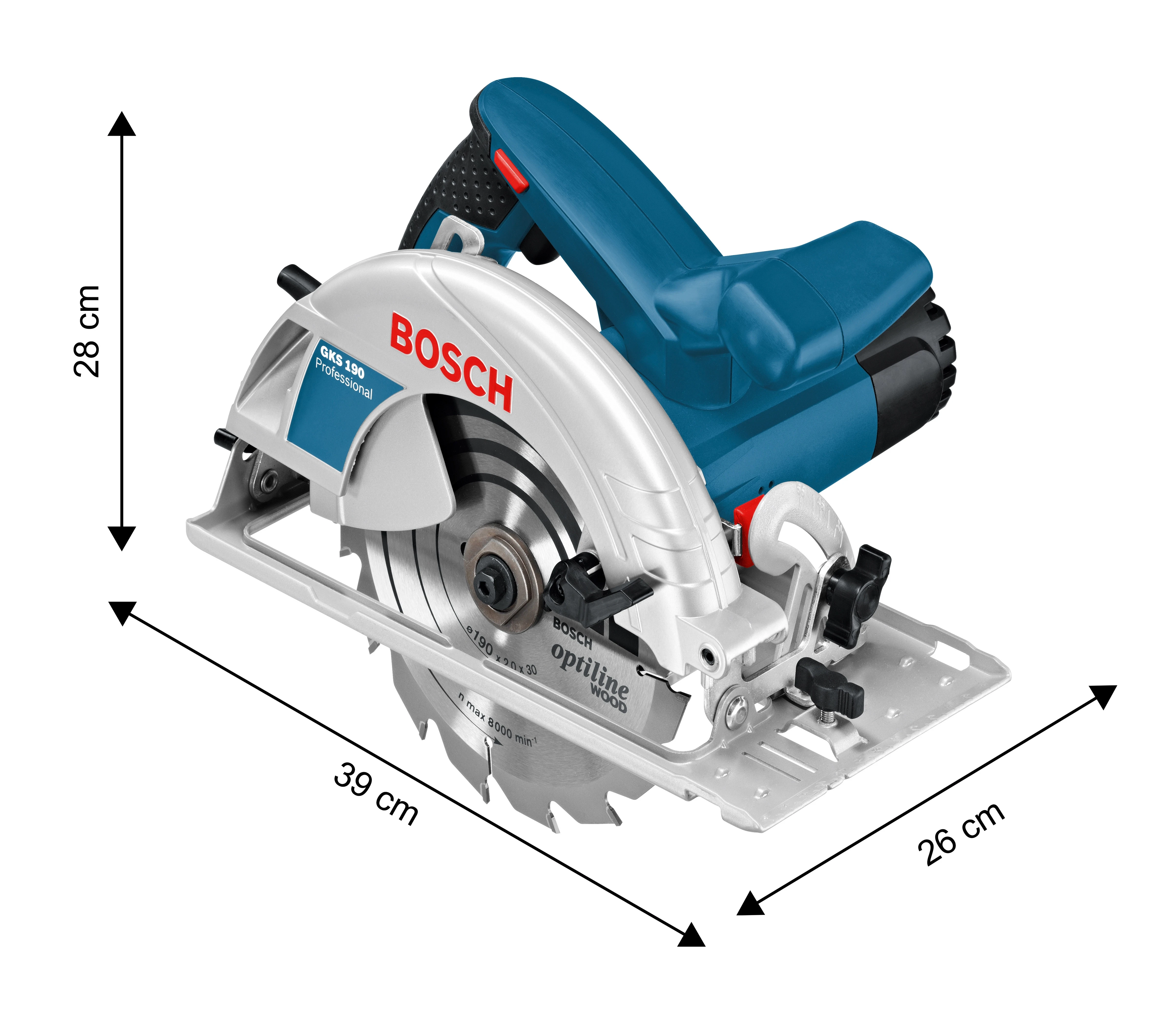 Пила дисковая GKS 190 BOSCH 0601623000