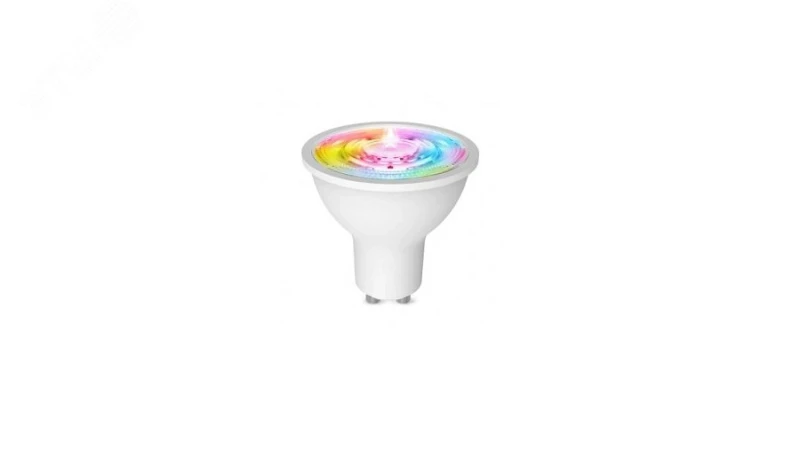 Лампа умная светодиодная GU10 (Wi-Fi, GU10, 4.9 Вт, RGB) Moes WB-TD-RWW-GU10