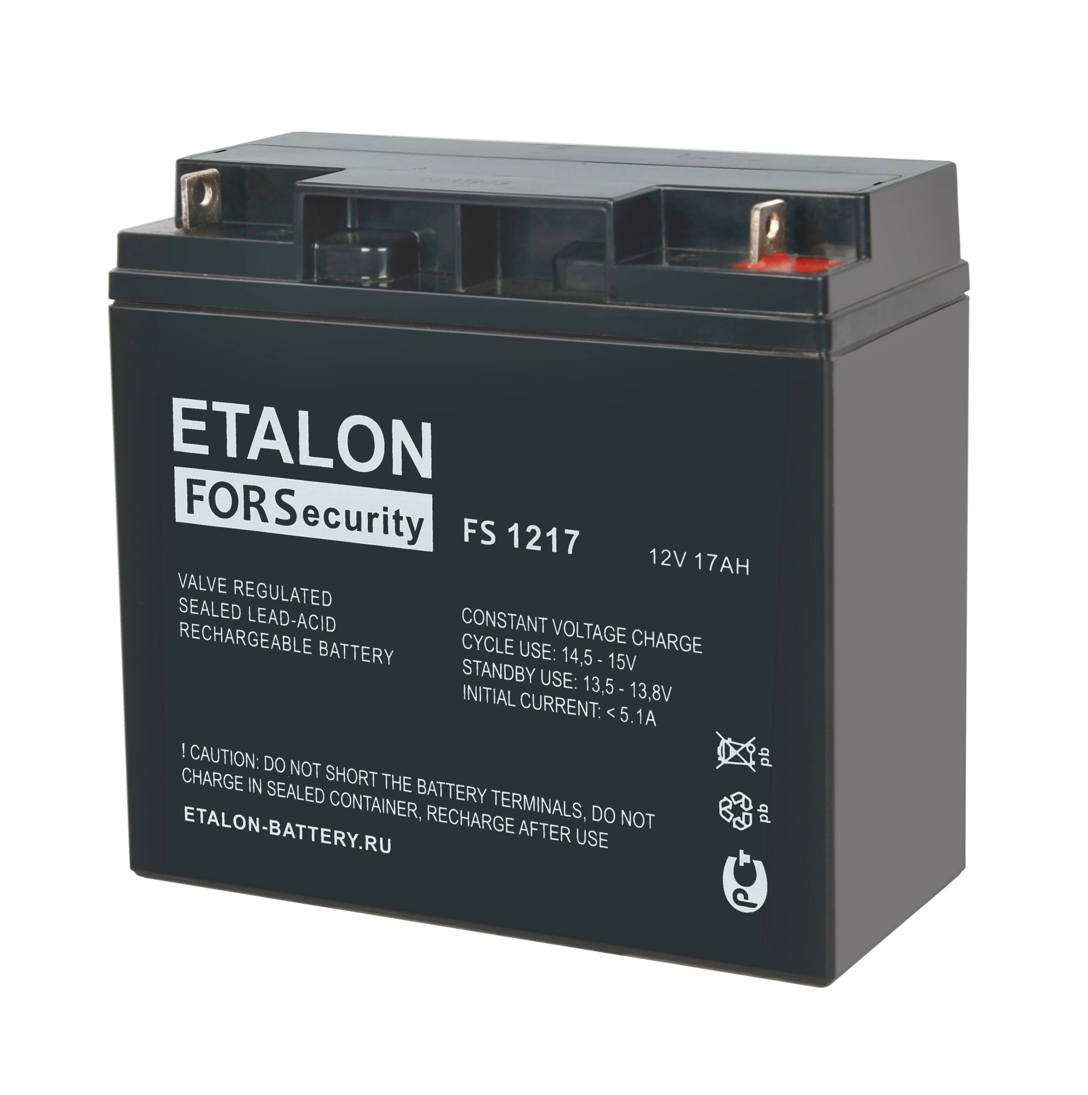 Аккумулятор FS 12В 17Ач Etalon battery 100-12/17S