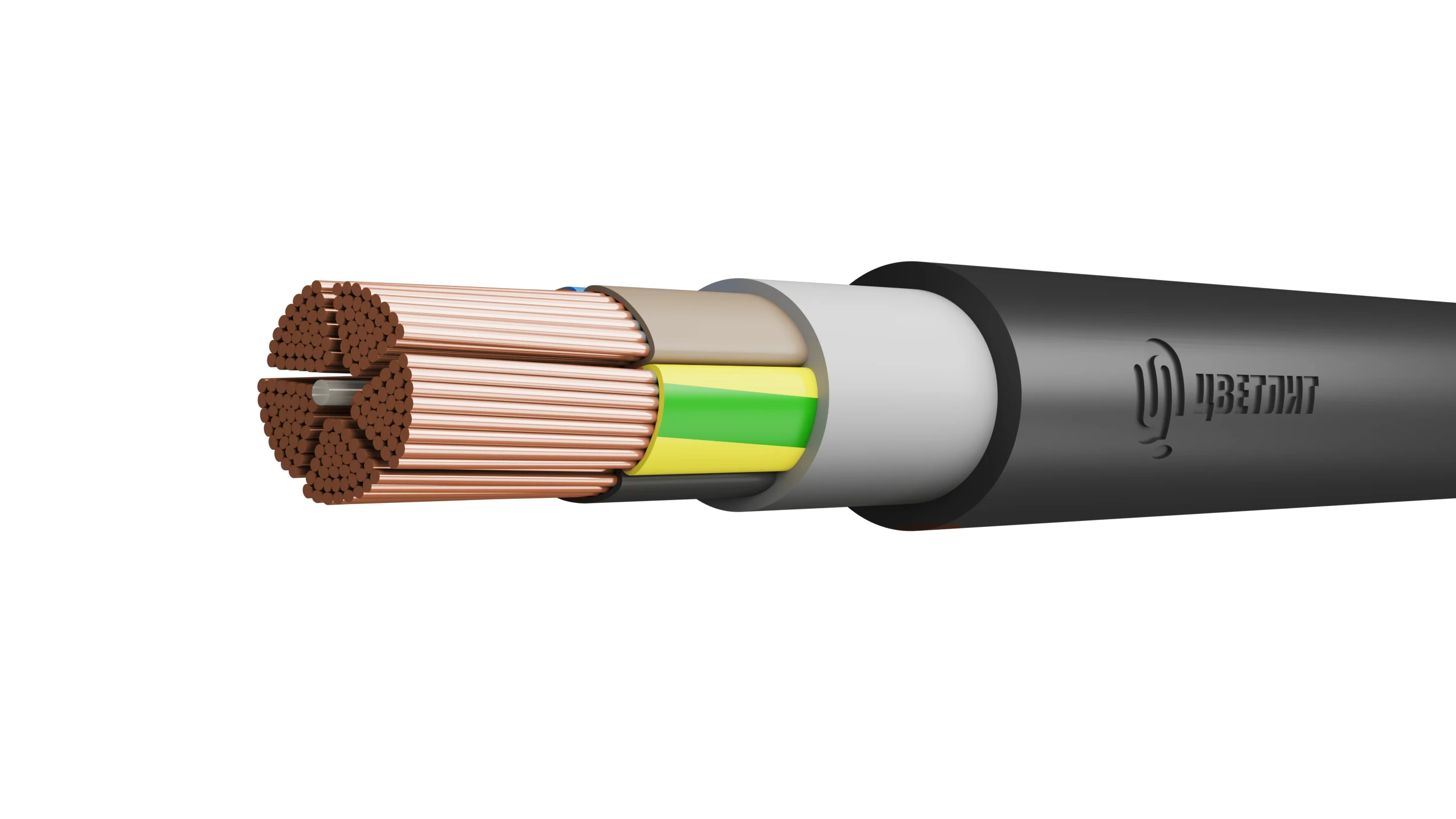 Кабель силовой ВВГнг(А)-LS 5х70мс(N, PE)-1 ТРТС Цветлит КЗ 00-00138720