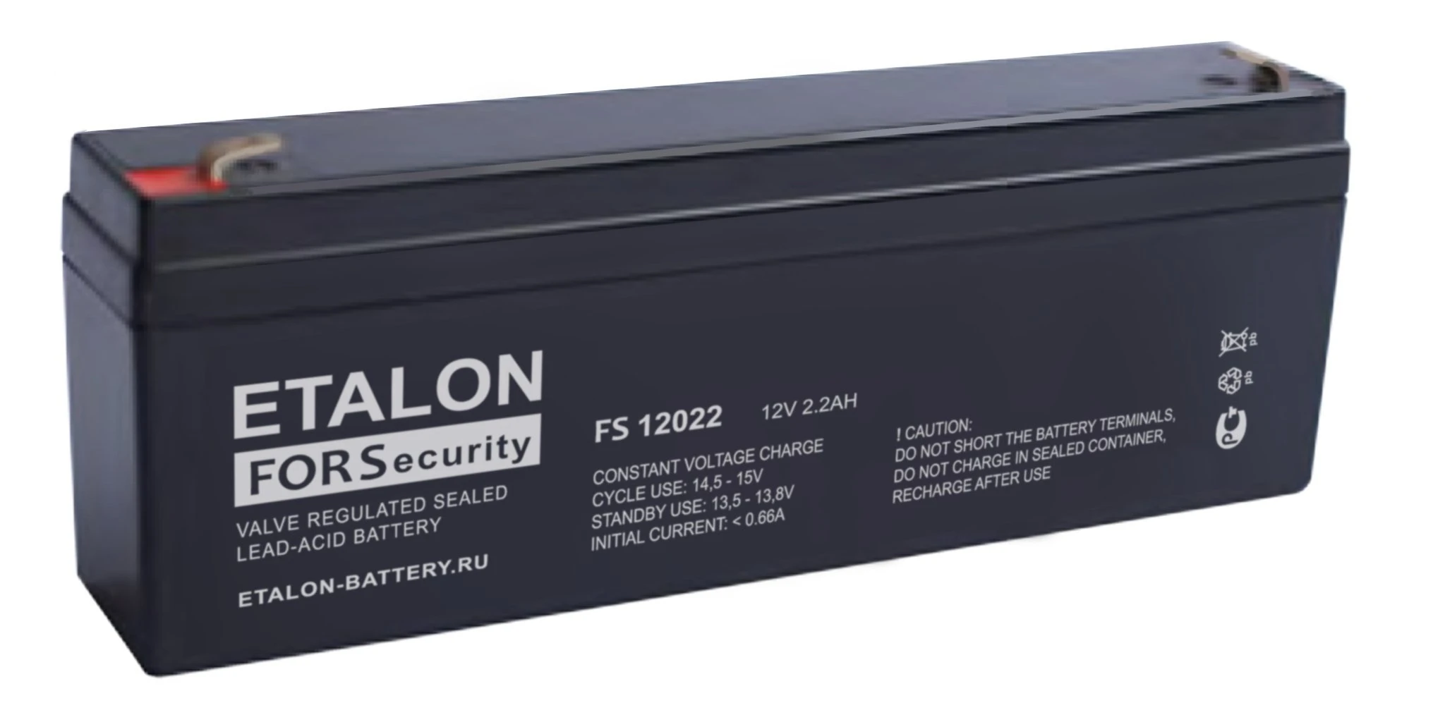 Аккумулятор FS 12В 2,2Ач Etalon battery 100-12/022S