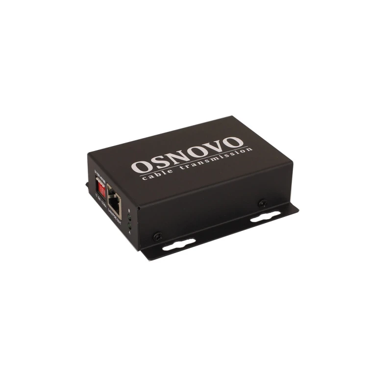 Удлинитель PoE 2хRJ45 10/100 Мб/с, IP30, до 400 м OSNOVO 00013249