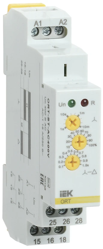 Реле пуска звезда/треугольник ORT. 400 В AС ONI ORT-ST-AC400V