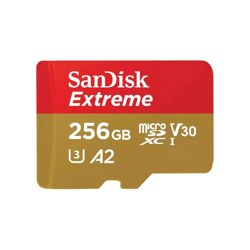 Карта памяти 256GB MicroSD Extreme UHS I, V30, U3, SDXC, 190 МБ/с, Class 10