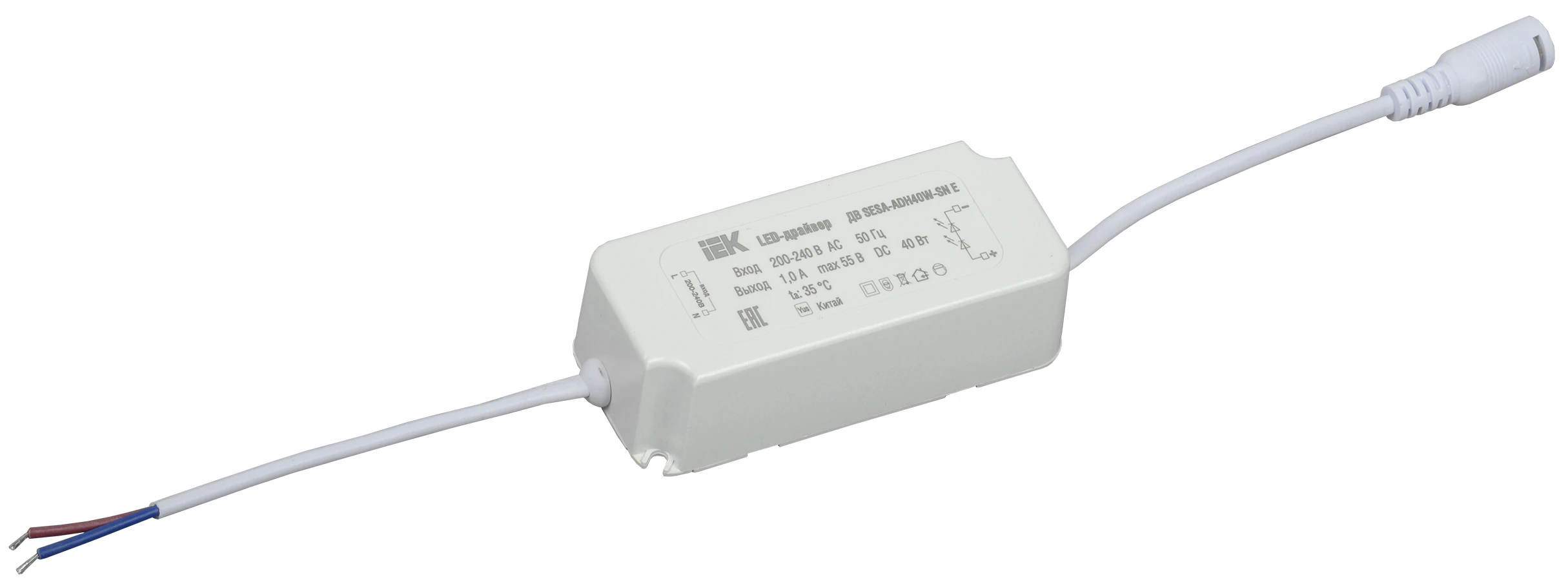 Драйвер SESA-ADH40W-SN Е к ДВО-40w-11мм IEK LDVO0-40-0-E-K01