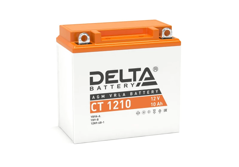 Аккумулятор CT 12В 10Ач Delta CT 1210